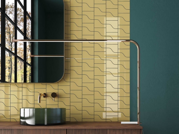 На фото Плитка CURVE (Equipe Ceramicas)