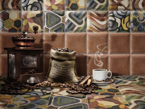 На фото Плитка BOMBATO (Mainzu)