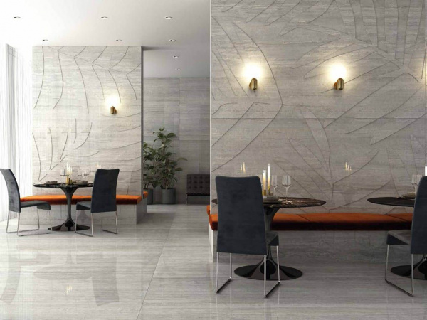 На фото Плитка MACAUBA / I MARMI (AVA Ceramica)