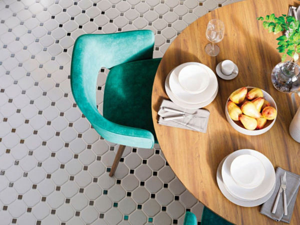 На фото Мозаика HEX+OCTAGON+TRIANGOLO (StarMosaic)