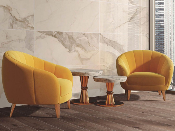 На фото Плитка CALACATTA GOLD (Azteca)