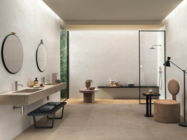 На фото Плитка 3D WALL PLASTER (Atlas Concorde Италия)