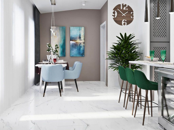 На фото Плитка 60*120 (Letera)