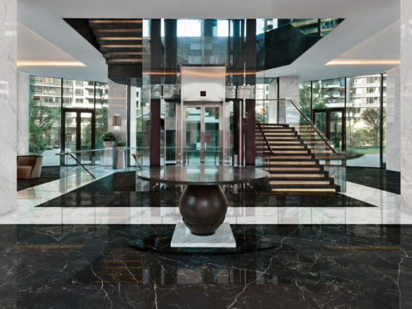 Керамогранит  PORTLOREN BLACK BIG SIZES (TAU Ceramica) На фото Керамогранит PORTLOREN BLACK BIG SIZES (TAU Ceramica)