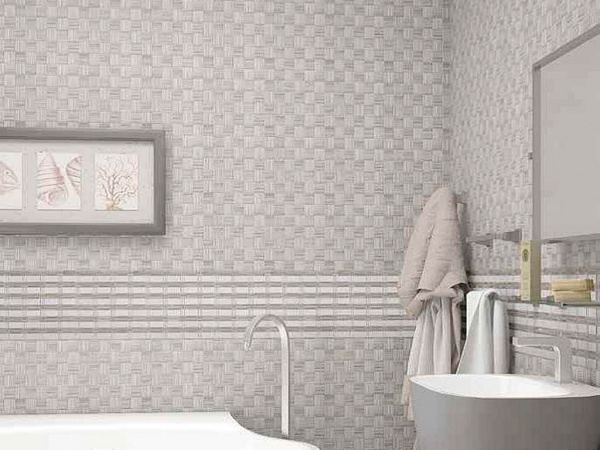 На фото Мозаика из мрамора S-LINE (Natural Mosaic)