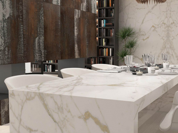 На фото Керамогранит CORTEN (TAU Ceramica)