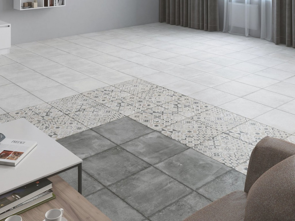 На фото Плитка  ЦЕМЕНТ СТАЙЛ/CEMENT STYLE (Lasselsberger Ceramics)