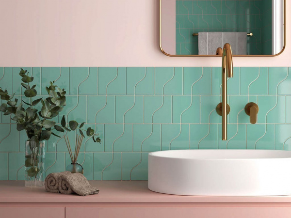 На фото Плитка CURVE (Equipe Ceramicas)