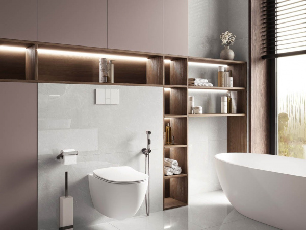 На фото Плитка 60*120 (LAPARET ИНДИЯ)