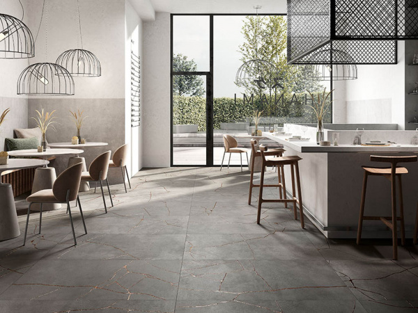 На фото Плитка KINTSUGI (Fioranese Ceramica)