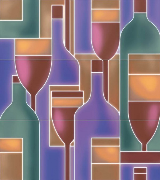 Панно Карминьяно матовый (OS/A299/3x/15079) 45x40x0.8 от Kerama Marazzi (Россия)