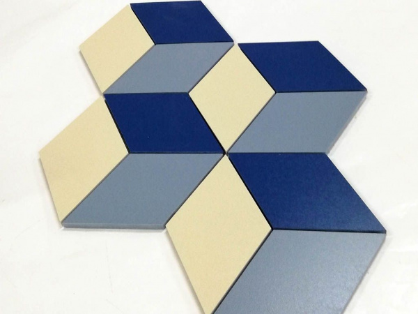 На фото Плитка ГЕКСАГОН РОМБ (Топ Рус)