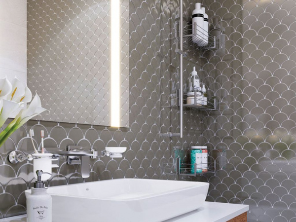 На фото Мозаика FAN & LATERN & PENNY ROUND (StarMosaic)