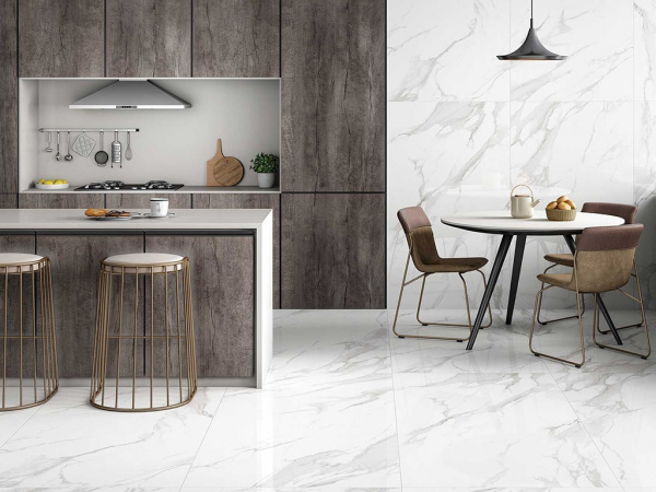 На фото Плитка STATUARIO (Gravita)