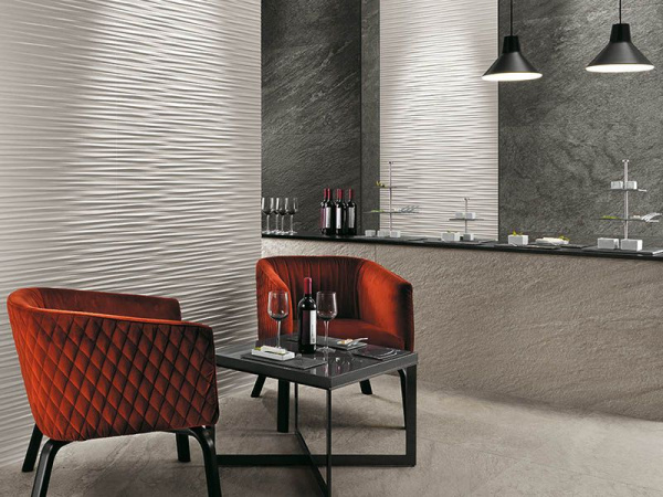 На фото Плитка 3D WALL (Atlas Concorde Италия)