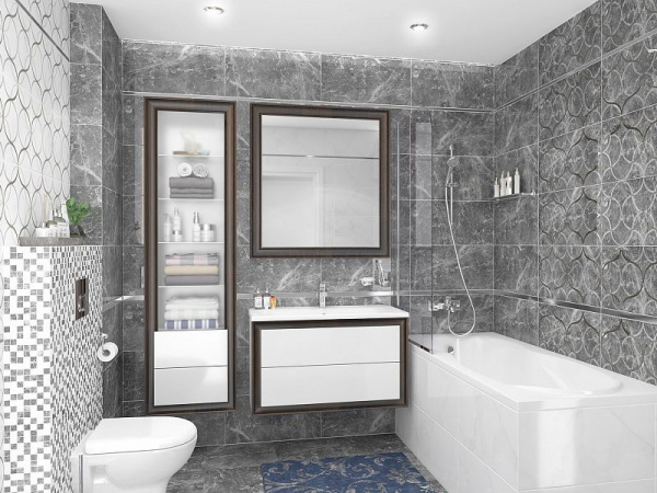 На фото Плитка CRYSTAL (Ceramica Classic)