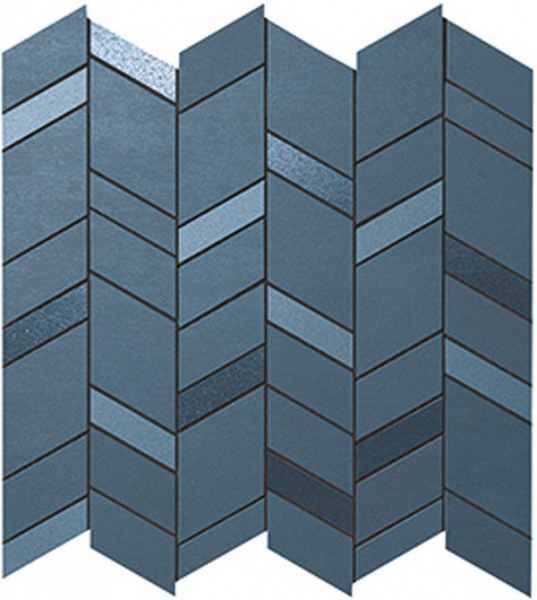 Мозаика MEK Blue Mosaico Chevron Wall (9MCU) 30.5x30.5 от Atlas Concorde (Италия)