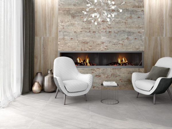 На фото Плитка METAL (TAU Ceramica)