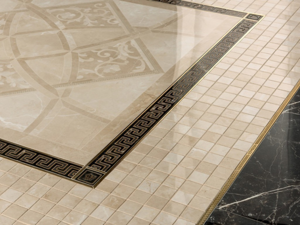 На фото Керамогранит EMOTE (Versace)