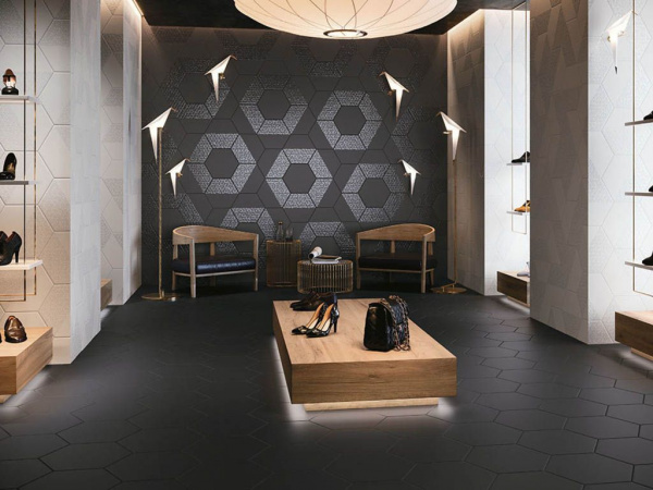 На фото Плитка HEXAMIX (Realonda Ceramica)