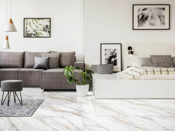 На фото Плитка 60x120 (Ocean Ceramic)