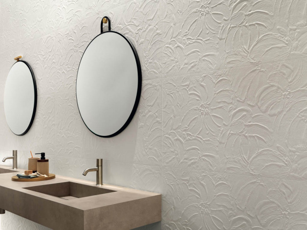 На фото Плитка 3D WALL PLASTER (Atlas Concorde Италия)