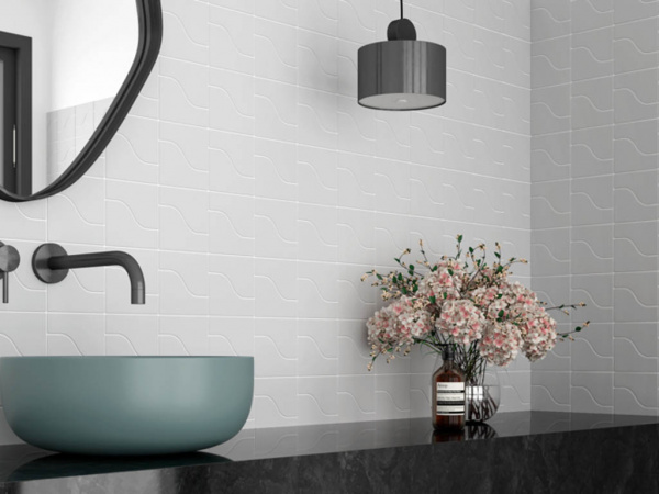 На фото Плитка CURVE (Equipe Ceramicas)