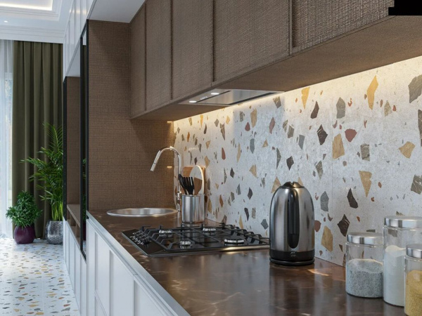 На фото Плитка TERRAZZO GLOSSY (Orinda)