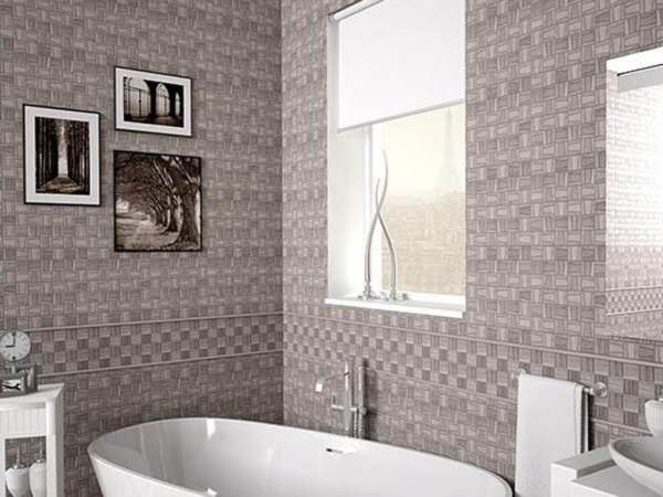 На фото Мозаика из мрамора S-LINE (Natural Mosaic)