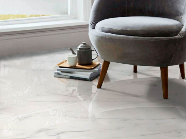 На фото Плитка ARAL WHITE ( ITT Ceramic)