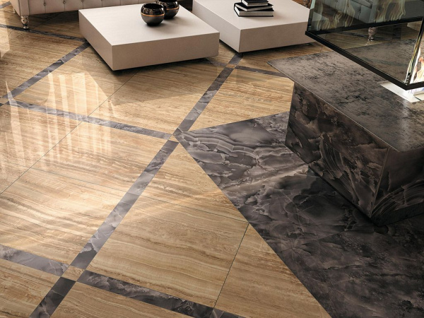 На фото Керамогранит SUPERNOVA ONYX (Atlas Concorde)