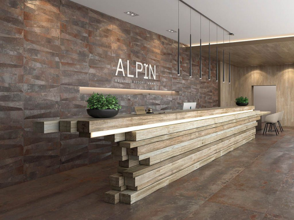 На фото Плитка GRAVITY (Ibero Ceramicas)