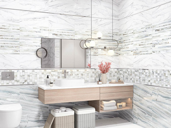 На фото Плитка MERCURY (Alma Ceramica)