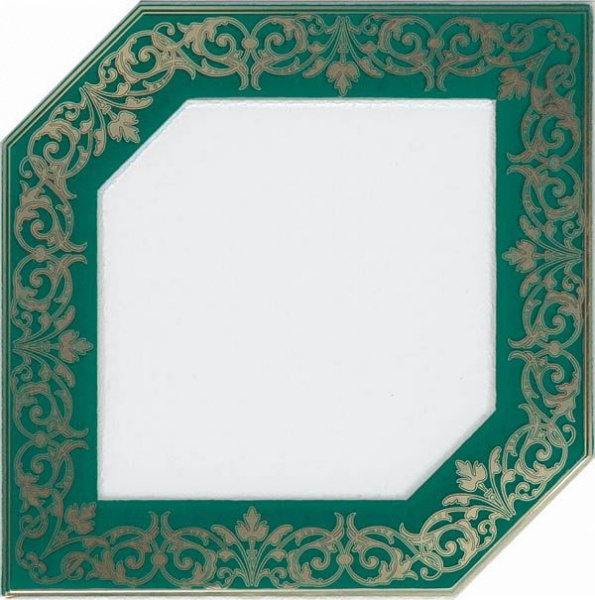 Декор Клемансо HGD/D250/18000 зеленый 15x15 от Kerama Marazzi (Россия)