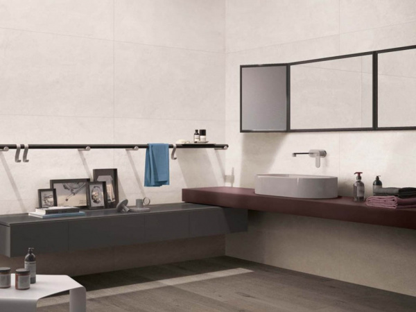 На фото Плитка CROSSROAD CHALK (ABK Ceramiche)