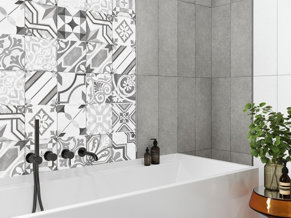 На фото Плитка COSTA RICA (Alma Ceramica)