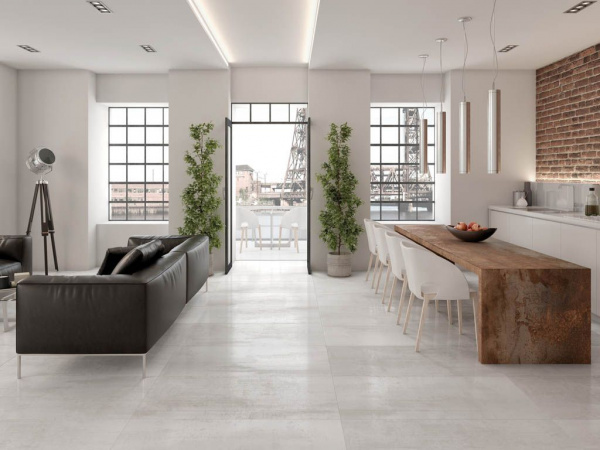 На фото Керамогранит CORTEN (TAU Ceramica)