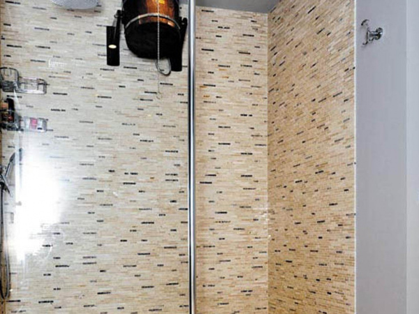 На фото Мозаика из мрамора S-LINE (Natural Mosaic)