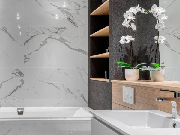 На фото Плитка MARMOKER (Casalgrande Padana)