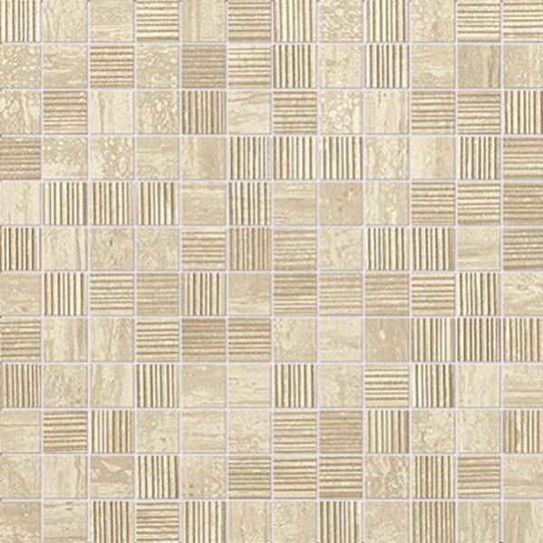 Мозаика ROMA TRAVERTINO MOSAICO (fLTG)  30.5x30.5 от FAP Ceramiche (Италия)
