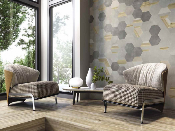 На фото Плитка WORK (APE Ceramica)