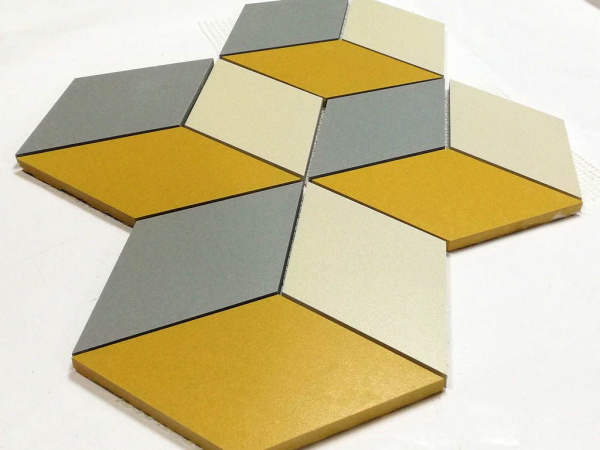 На фото Плитка ГЕКСАГОН РОМБ (Топ Рус)