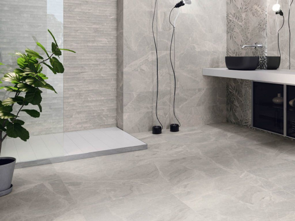 На фото Плитка SILVER PEARL 60*60 (APE Ceramica)