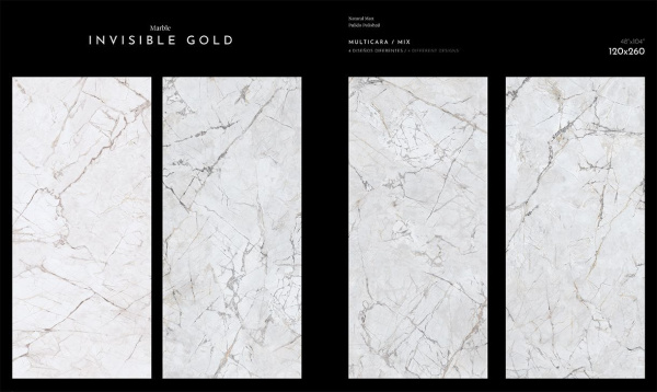 Керамогранит  INVISIBLE GOLD BIG SIZES (TAU Ceramica) На фото Плитка INVISIBLE GOLD BIG SIZES (TAU Ceramica)