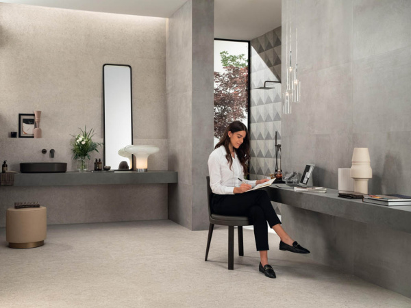 На фото Плитка BOOST STONE (Atlas Concorde)