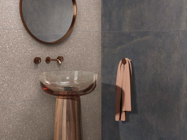 На фото Плитка BLEND CONCRETE (ABK Ceramiche)