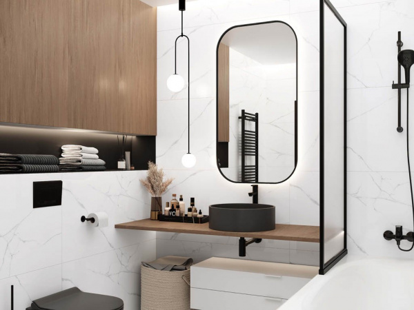 На фото Плитка 60*120 (LAPARET ИНДИЯ)