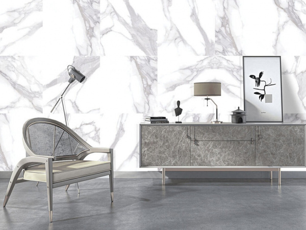 На фото Плитка CALACATTA SMOKE (Gravita)