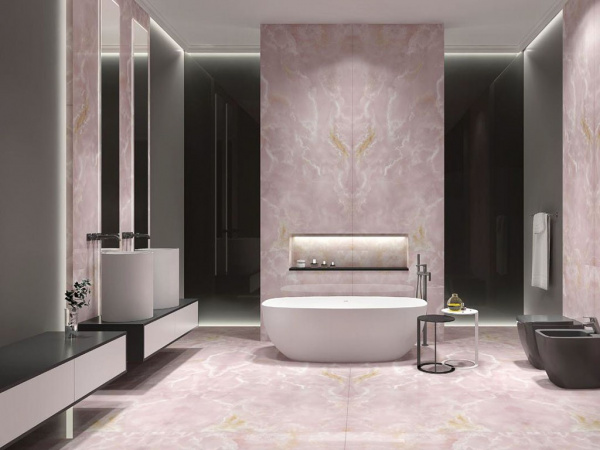 Керамогранит  ROSE PINK (Moreroom) На фото Плитка ROSE PINK (Moreroom)