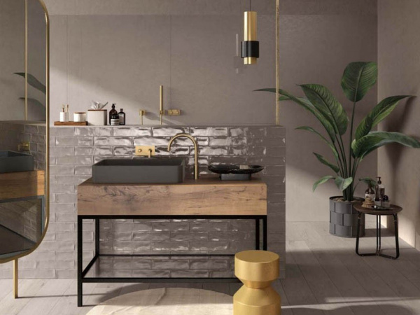 Керамогранит  CROSSROAD CHALK (ABK Ceramiche) На фото Плитка CROSSROAD CHALK (ABK Ceramiche)